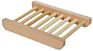 Natural Kitchen Retro Bamboo Wooden Soap Tray Bathroom Holder Dish Box Rack