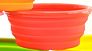 Portable Dog Bowl Flying Disc Pet Dog Food Water Portable Travel Bowls Foldable Silicone Tpe Collapsible Dog Pet Food Bowl