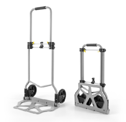 Uni-Silent 80Kgs Foldable Luggage Cart Lightweight Folding Trolley Iron Material Trolley Cart Fht80-S22