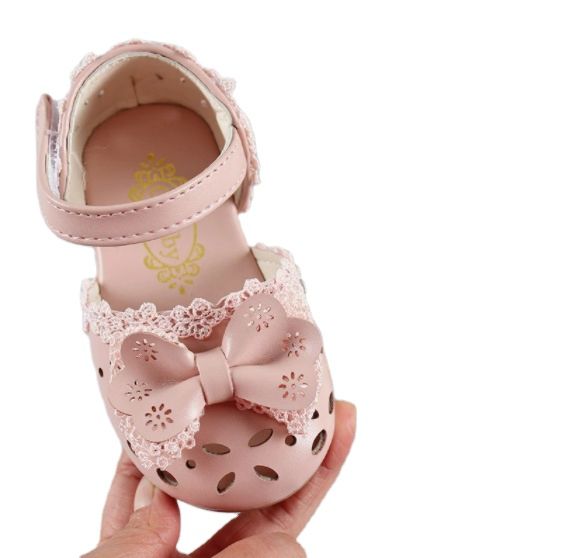Newest Kids Shoes Leathers Sweet Children Sandals for Breathable Baby Child Girls Hoolow Out Arch Shoes