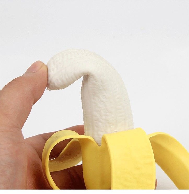 Ee400 Adult Anxiety Stress Relief Ornament Educational Toy Tpr Banana Squishy Fidget Squeeze Toys Squishies for Kids