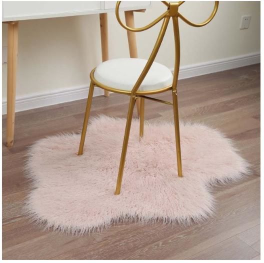 Latest Sheepskin Cloud Sharpe Rugs for Bedroom Floor Shaggy Silky Plush Carpet White Faux Fur Rug