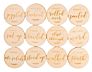 Nursery Milestone Card Set Pregnancy Milestone Laser Cut Wooden Baby Nursery Decor
