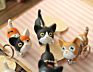 3D Cartoon Dolls Cat Anime Key Ring Cute Simons Cat Keychain Women Metal Alloy Key Chain Simons Cat Keyring