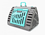 Plastic Travel Portable Folding Cat Pet Box Carrier