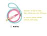 Dog Leash Gradient Color Hand-Dyed Woven Cotton Rope Dog Leash