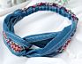 Women Headbands Boho Bandeau Floral Knot Headband Elastic Hair Bands for Women, Turban Twist Headbands, Hair Accessories F