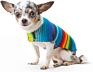 Handmade Dog Poncho from Mexican Serape Blanket Dog Clothes Coat Costume Sweater Vest