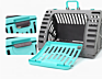 Plastic Travel Portable Folding Cat Pet Box Carrier