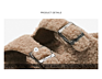 American Newest Design Price Women Sandals Fleece Lining Double Buckle Cork Slipper