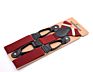 Men's Button End Suspenders 3.5*125Cm Y-Back Adjustable Elastic Tuxedo Suspenders