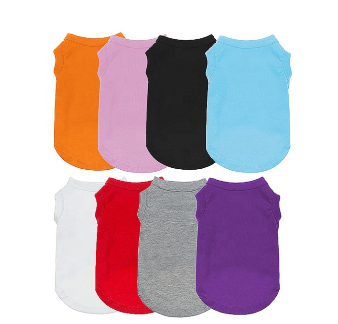 Wholesale blank 2025 dog t shirts
