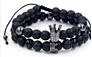 8mm white turquoise Crown Zircon Beads Bracelet