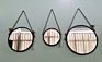 Style Design Big Glass Gold round Frame Furniture Dressing Decorative Bathroom Wall Art Wall Mirror