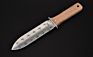 Professional Digging Knife Multifunctional Stainless Steel Outdoor Tool Digging Tool with Wooden Handle