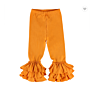 Solid Color Candy Colors Leggings Soft Cotton Girls Baby Icing Ruffle Pants Baby Clothes Pants