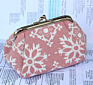 Cute Floral Buckle Coin Purses Vintage Pouch Kiss-Lock Change Purse Wallets