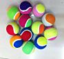 Stock Assorted Color 2.5" Pet Tennis Ball Eco Friendly Soft Natural Rubber Tennis Ball Stuffed Pet Dog Toy