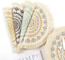 Round Placemats Boho Tassels Table Mats 13 Inch Black and Cream Cotton Woven Heat Proof Washable Circle Kitchen Placemats for T