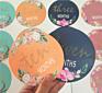 Newborn Photography Props Fun Baby Shower Gifts Baby Milestone Stickers by Baby Nest Designs