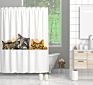 Priting Polyester Bath Shower Curtain 180*180Cm