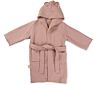 Szpan Soft and Breathable Organic Cotton Muslin Bathrobe with Animal Hood Cover up for Kids Girls and Boys