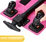 Pet Carrier with Detachable Wheels for Small and Medium Dogs Cats Platform Removable Stroller Heather Pink Gray Blue