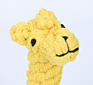 Popular Yellow Giraffe Cotton Rope Toy Durable Pet Toy Dog Chew Toy