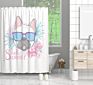 Priting Polyester Bath Shower Curtain 180*180Cm