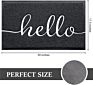 30"X17.5" Durable Welcome Mat Low Profile Floor Mat Front Doormat Indoor Outdoor Hello Doormats Non Slip Rugs Door Mat for Home