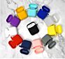 6 In-1 Protective Case for Airpods 1 2 Headphone Storage Box Lanyard Carabiner Silicone Cover for Air Pods 2 Case Ear Cap