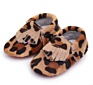 Leopard Printed Soft Mocassion Infant Sneakers Shoes