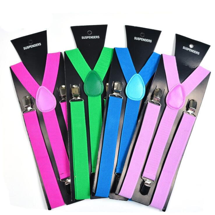 Suspenders - Adjustable Suspenders W/Braces - Y-Back Elastic Suspender Men and Women