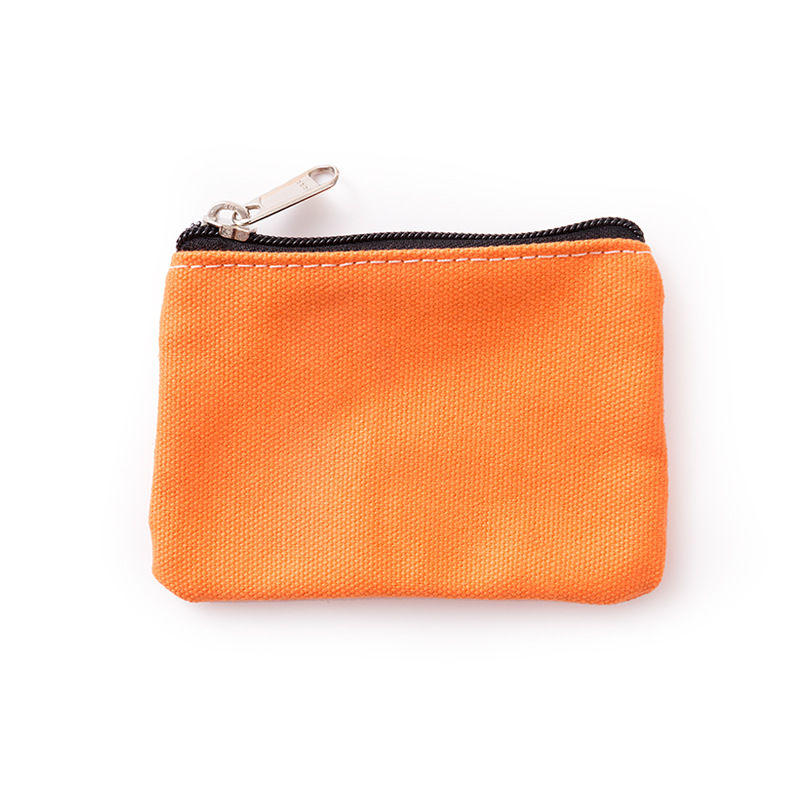 Buy Wholesale Mini Printed Zipper Plain Canvas Coin Purse