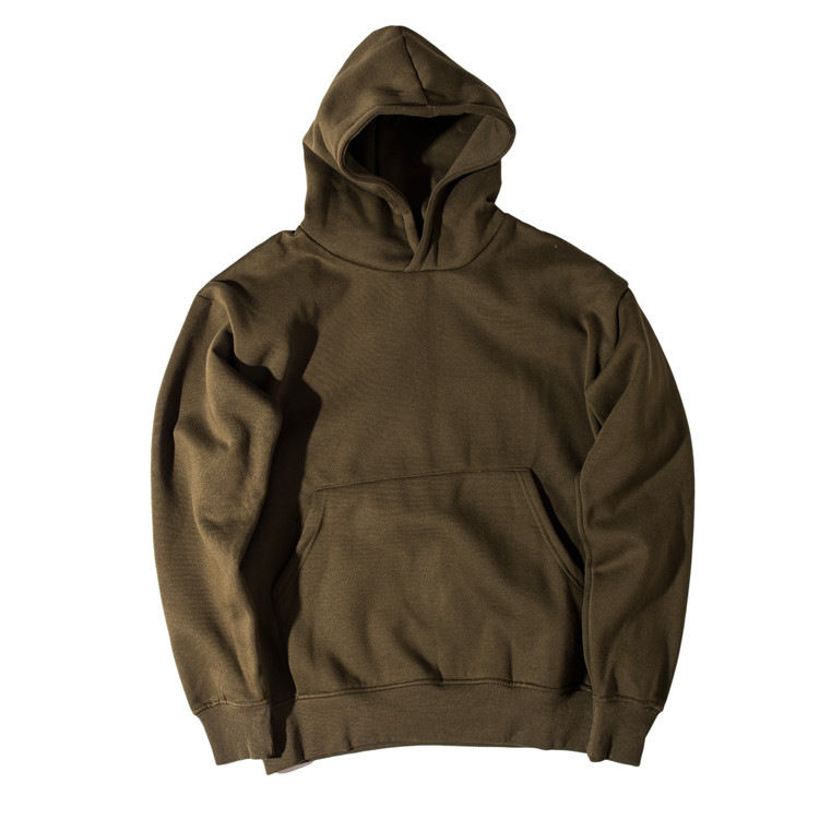 Buy Wholesale 100 Cotton Unisex Brown Heavy Hoodies Blank