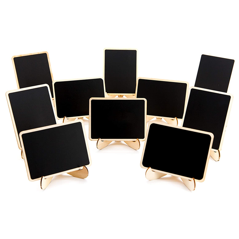 Buy Wholesale 10 Pack Mini Chalkboards Signs with Easel