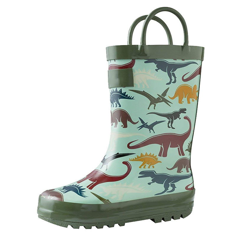 Boys Gumboots Rainy Season Products Children s Dinosaur Shoes Rubber Kids Rain Boots