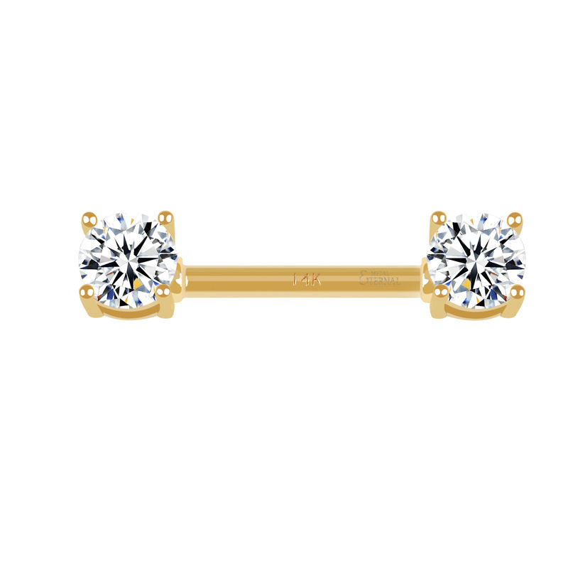 14k gold new arrivals nipple piercing jewelry