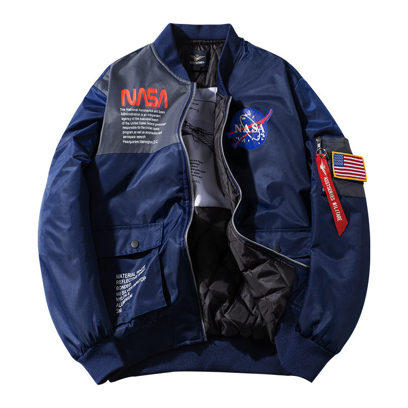 Buy Wholesale Men Biker Bomber Jacket Nasa Ma 1