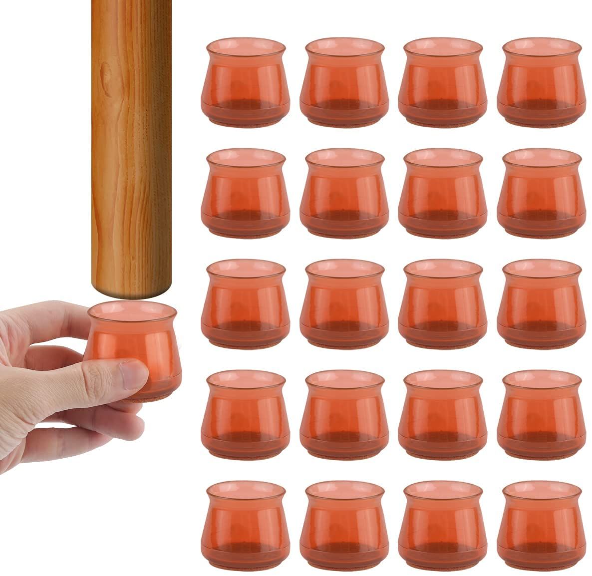 Buy Wholesale Silicone Table Chair Leg Cover round and