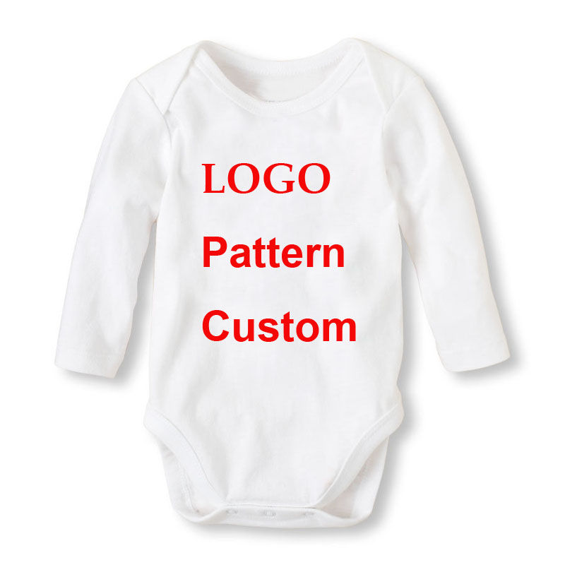 Blank long sleeve onesies top
