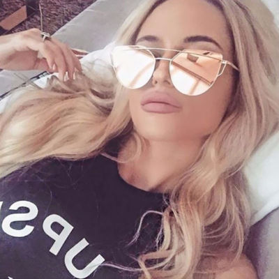 Rose gold tinted sunglasses cheap
