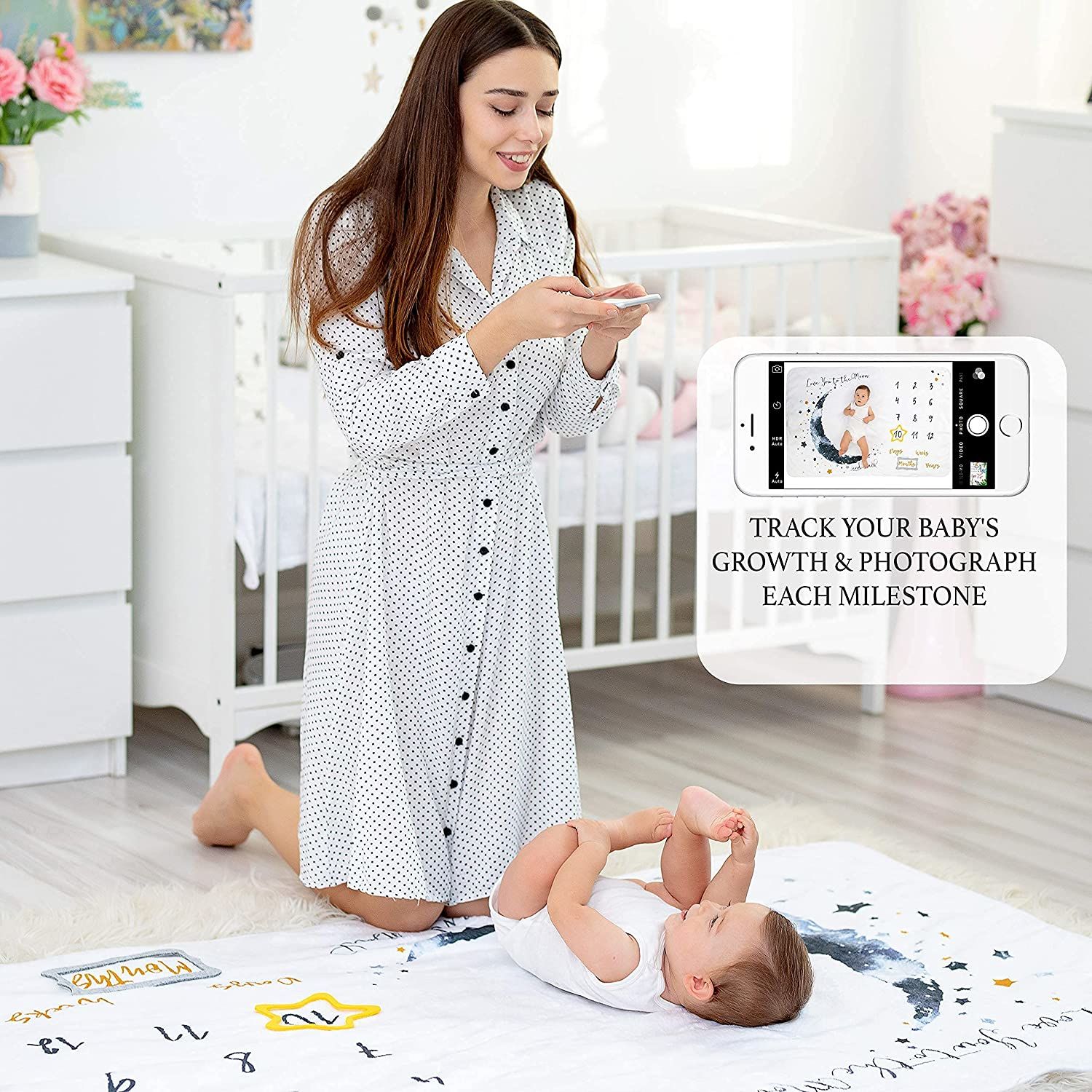 Buy Wholesale Style Baby Month Blanketcustom Baby Milestone