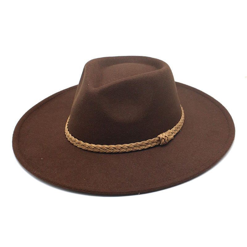 Plain felt store hats