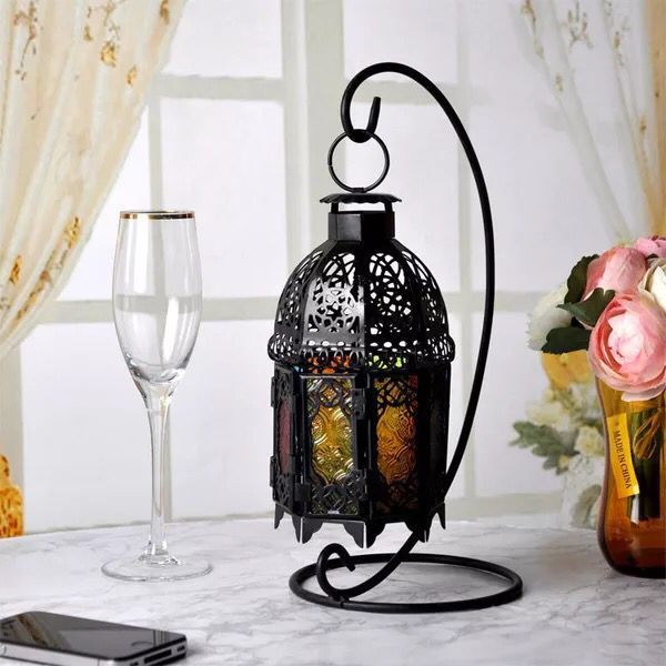 Moroccan candle lantern stand 2025