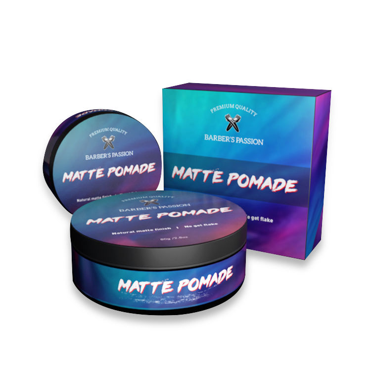 Private Label Hair Pomade No Shine Natural Matte Finish Carnauba Acid Wax  Matte Pomade Hair Styling Products for Men