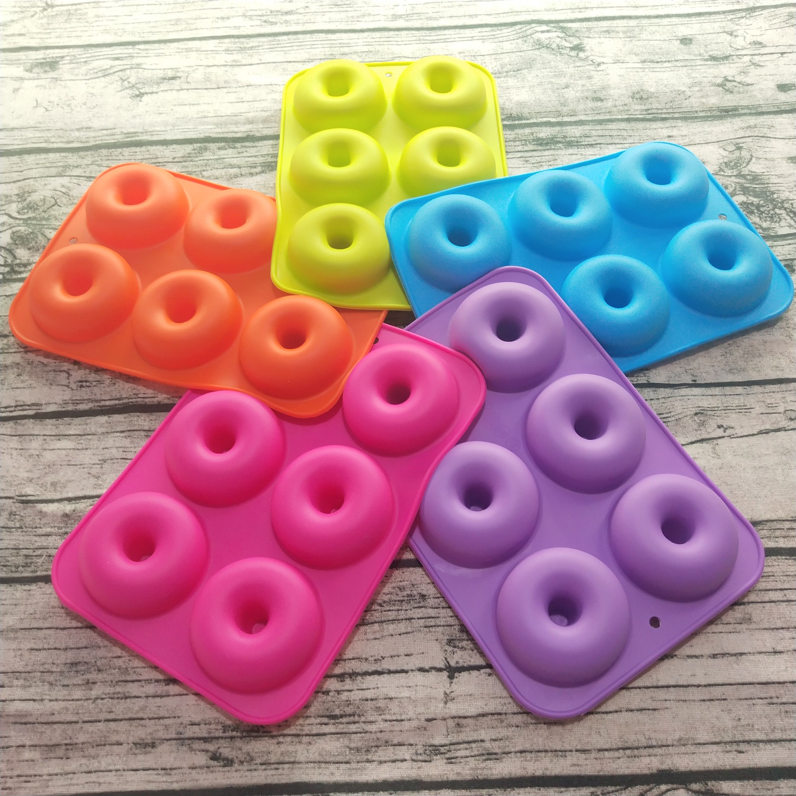 Buy Wholesale 6 Cavity Food Grade Silicon Doughnut Pan