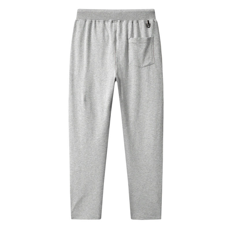 95 Cotton 5 Spandex Men s Jogger Pants with Zipper Pockets Workout Running Middleweight Sweatpants