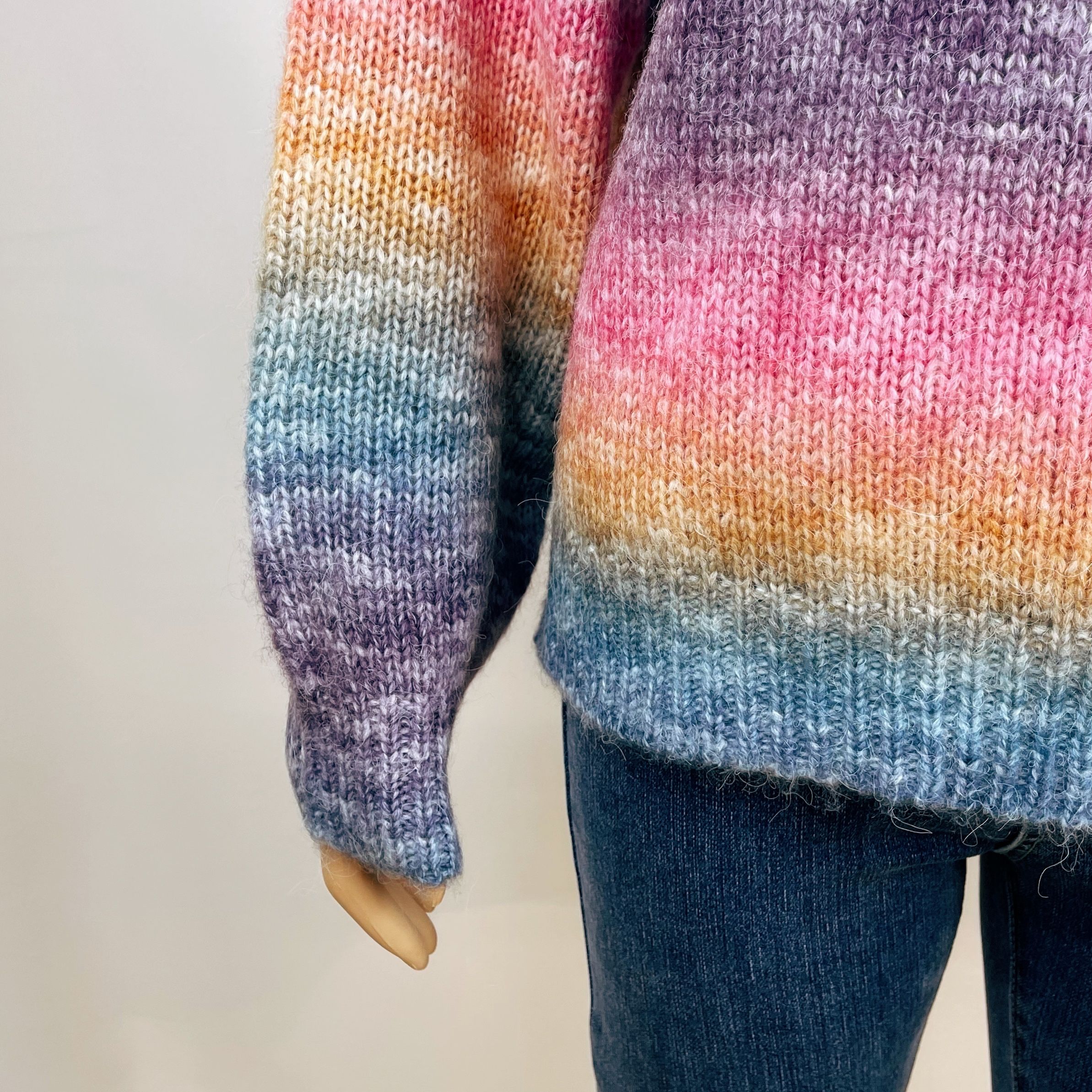 Plus size rainbow jumper clearance