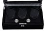 Self Winding Watch Box with Lock Triple Rotors Luxury Watch Winder